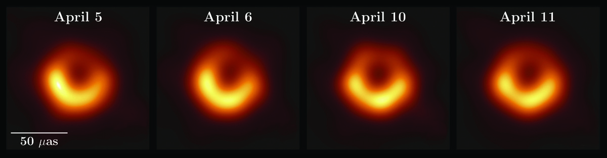 fotogrammi
del buco nero M87*