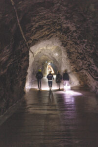 Tunnel della miniera di Sos Enattos.